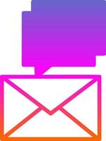 Email Support Vector Icon Design