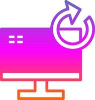 System Restore Vector Icon Design