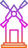 Windmill Vector Icon Design