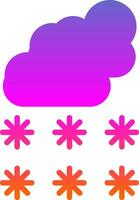 Snow Vector Icon Design