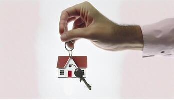 Free photo of real estate or property for template, social media design, architect designing and building a model house.