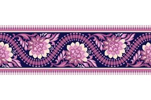 floral pattern Seamless. Background Seamless Pattern Geometric Ethnic pattern Ikat Seamless digital printing textile  for background, carpet, wallpaper, clothing, Batik, fabric, printing textile. vector