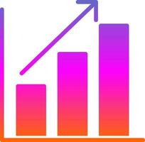 Bar chart Vector Icon Design