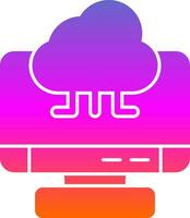 Cloud Computing Vector Icon Design