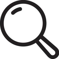 Zoom find icon symbol image vector. Illustration of the search lens design image vector