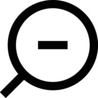 Zoom find icon symbol image vector. Illustration of the search lens design image vector