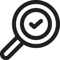 Zoom find icon symbol image vector. Illustration of the search lens design image vector