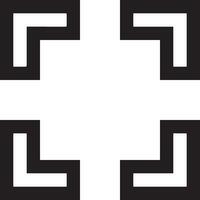Zoom find icon symbol image vector. Illustration of the search lens design image vector