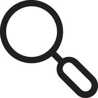 Zoom find icon symbol image vector. Illustration of the search lens design image vector