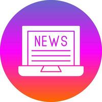 diseño de icono de vector de noticias