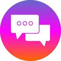 Speech bubble Vector Icon Design