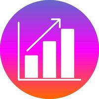 Bar chart Vector Icon Design