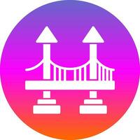 diseño de icono de vector de puente