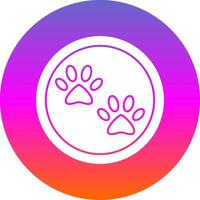 Paw print Vector Icon Design