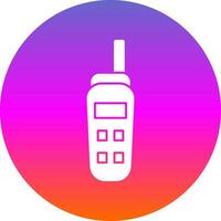 diseño de icono de vector de walkie talkie