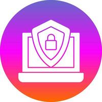 System Security Vector Icon Design