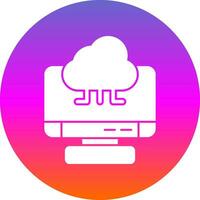 Cloud Computing Vector Icon Design