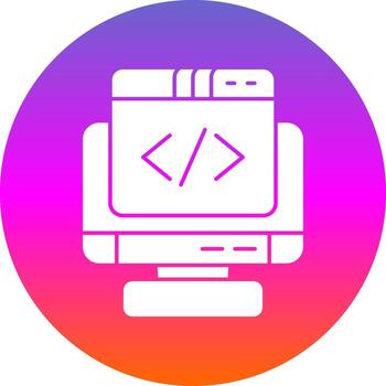 Coding Vector Icon Design