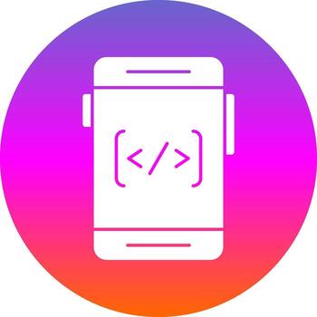 Coding Vector Icon Design