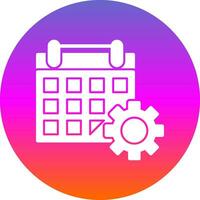 diseño de icono de vector de horario