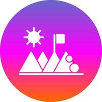 Boulder Vector Icon Design
