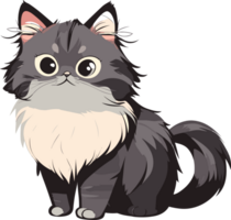 mainecoon chat ai génératif png