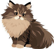 mainecoon gatto ai generativo png