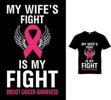 Best Breast Cancer Awareness T-Shirt Design vector