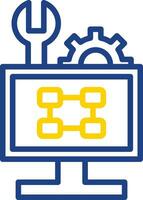Troubleshooting Flowchart Vector Icon Design