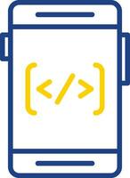 Coding Vector Icon Design
