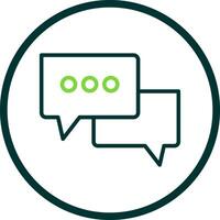 Speech bubble Vector Icon Design