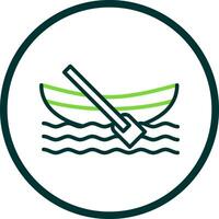 Dinghy Vector Icon Design