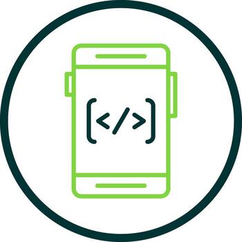 Coding Vector Icon Design