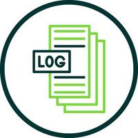 System Logs Vector Icon Design