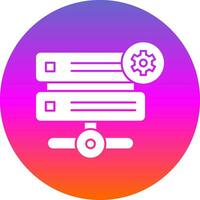 Hosting Vector Icon Design