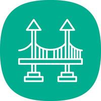 diseño de icono de vector de puente