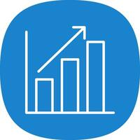 Bar chart Vector Icon Design