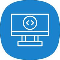 Remote Desktop Vector Icon Design