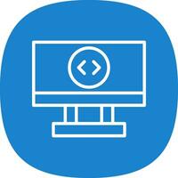 Remote Desktop Vector Icon Design