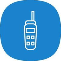 diseño de icono de vector de walkie talkie