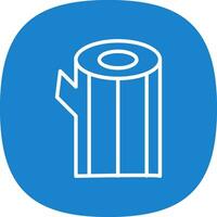 Log Vector Icon Design