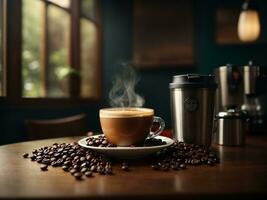 café dia generativo foto