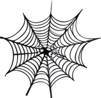 halloween Spindel spindelnät ai generativ png