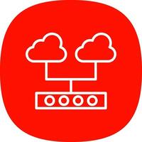 Cloud Support Vector Icon Design