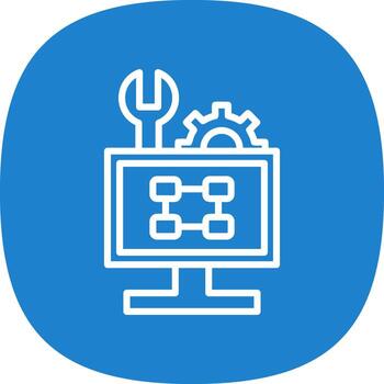 solución de problemas diagrama de flujo vector icono diseño