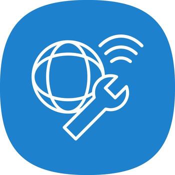 red solución de problemas vector icono diseño