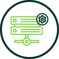 Hosting Vector Icon Design