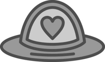 diseño de icono de vector de sombrero