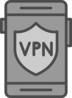 diseño de icono de vector vpn