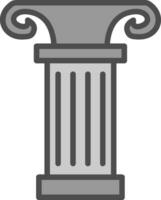 Pillar Vector Icon Design